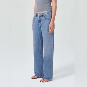 Agolde Fusion Low Rise Jeans in Renounce 27
